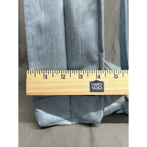 Herschel Supply Co Backpack Blue Red White Stripe Lining Strap Book Laptop Bag - Picture 9 of 16